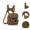 Binocular Harness Chest Pack Portable Practical with Rain Cover Carrie 3