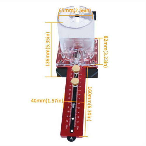 Router Circle Cutter Jig Adjustable Milling Groove Bracket for Round C 1