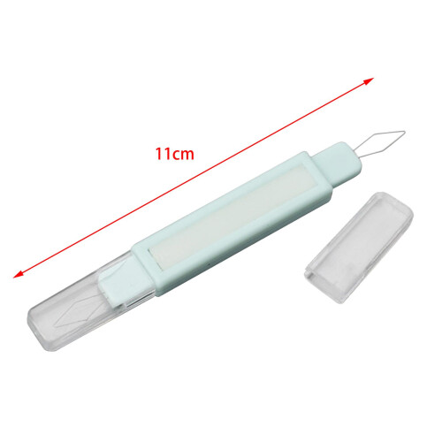 Double Needle Threader Accs Hand Sewing for Household Needlecraft Embr 1