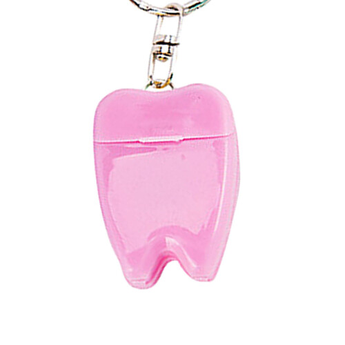Portable Floss Keychain Essentials Tool Flat Line Design for Travel Pi 2