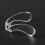 2 Pieces U Shape Eyeglasses Nose Pads Bridge Nose Support Clear Replac 3