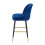 Living And Home Set of 2 Upholstered Bar Stools, Blue 4