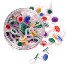 (As show, One size) Creative Thumbtacks with Hooks Toothed Plastic Thumbtacks Thumbtacks Display Craft Notes Photo Craft 36 pcs,2024 Ping