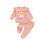 (3-4 Years, Pink) Completo due pezzi e lettere. 1
