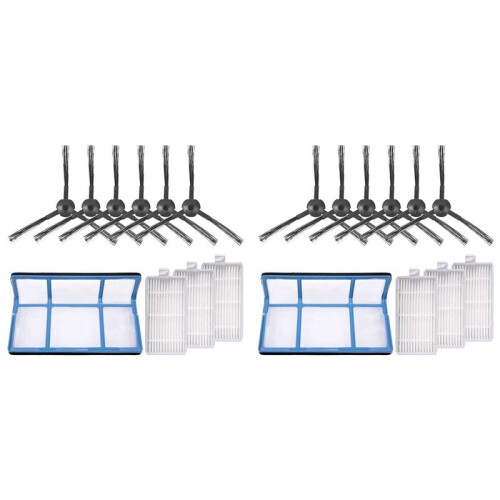 2set Replacement Accessories Kit for  V3 V3S V5 V5S V5S Pro Robot Filter Pro Robot Filters Side Brushes