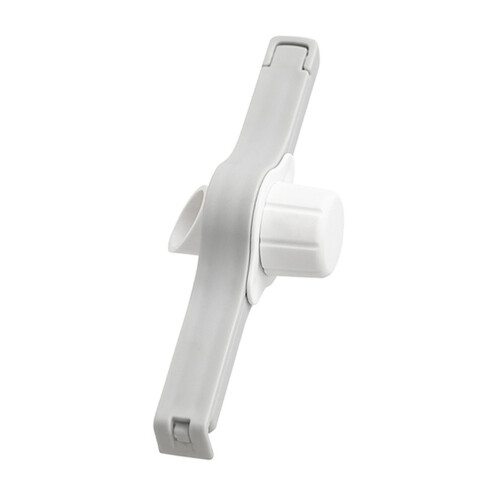 Clip per versare in plastica bianca, 13,7  5,2 cm
