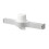 Clip per versare in plastica bianca, 13,7  5,2 cm 2