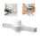 Clip per versare in plastica bianca, 13,7  5,2 cm 12