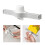 Clip per versare in plastica bianca, 13,7  5,2 cm 13