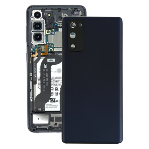 (black) Cache batterie arrière pour Samsung pour Galaxy S20 FE