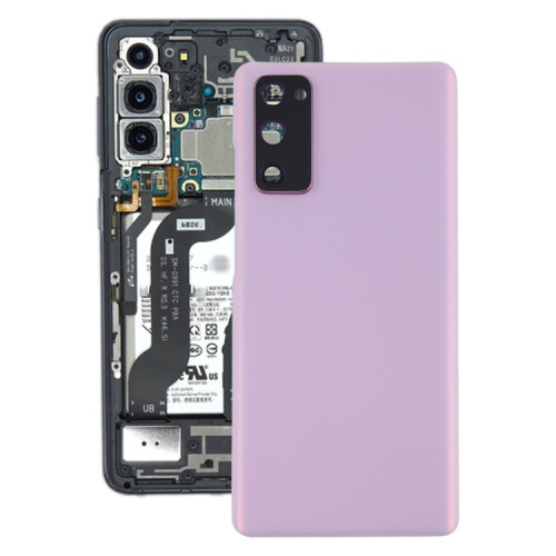 (purple) Cache batterie arrière pour Samsung pour Galaxy S20 FE