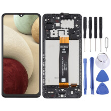 Écran LCD d'origine Samsung pour Galaxy A12 Nacho SM-A127F, assemblage complet de numériseur avec cadre