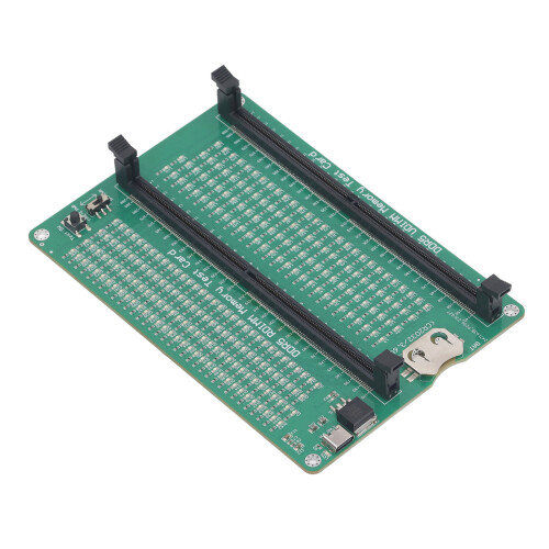 Professional DDR5 RAM Tester PCB Green