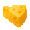 Fun Cheese Shape Sensory Squeeze Toy With Elastic Texture-1 1 1