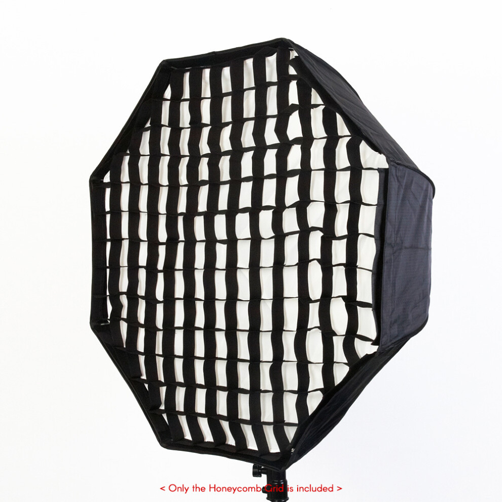 Photography Octagon Softbox Grid 80Cm/31.5In Honeycomb Diffuser Accessory Black 3601386435560