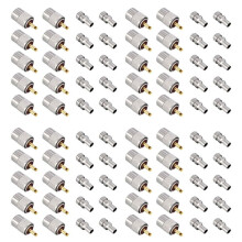 Connettore A Saldare UHF/PL-259 da 40 Pezzi con Riduttore per Cavo Coassiale Coassiale RG8X, RG8, RG59, LMR-400, RG-213
