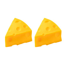Fun Cheese Shape Sensory Squeeze Toy With Elastic Texture-2 3