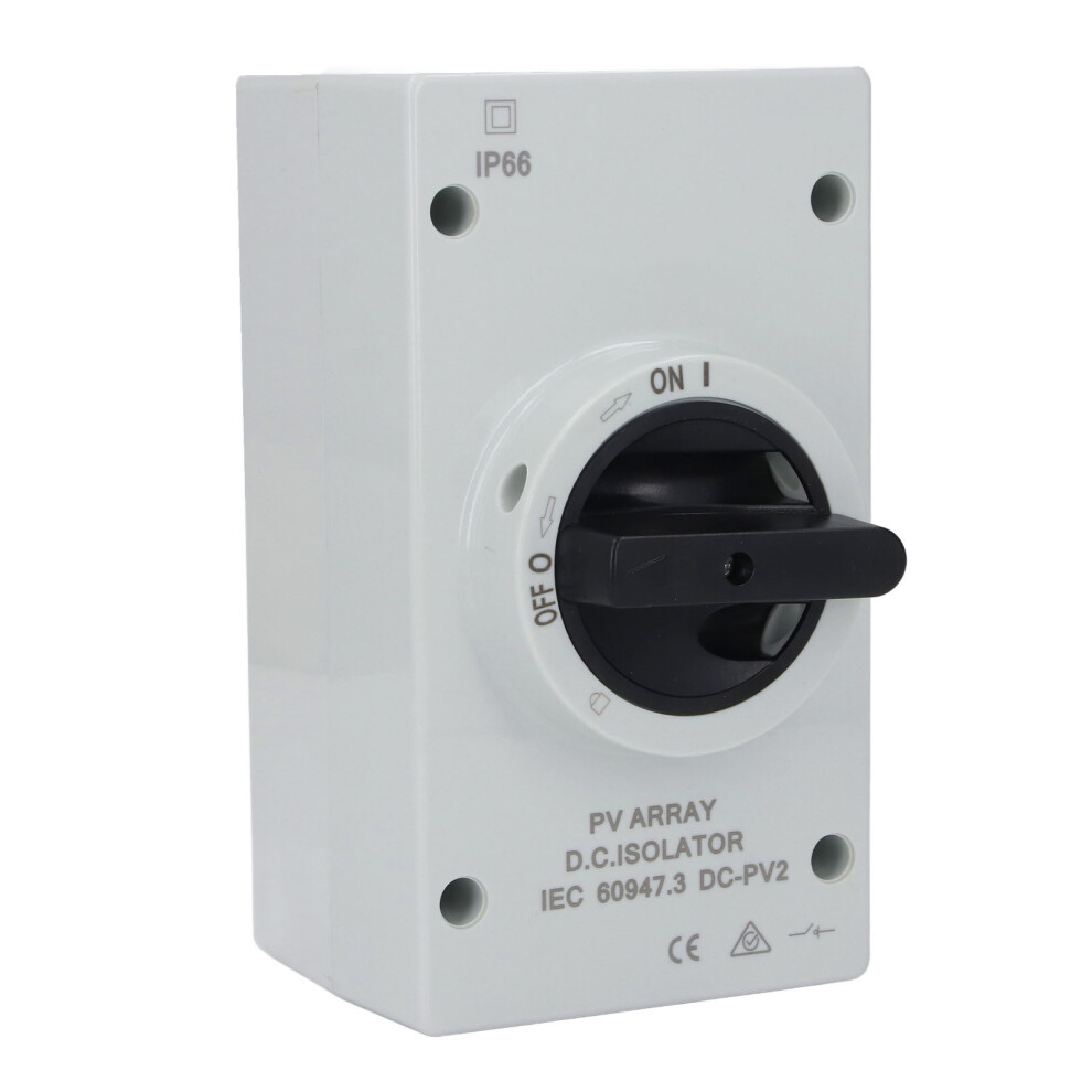 1000V 32A Pv Dc Disconnect Switch Ip66 Compact Solar Isolation Switch 6911385666375
