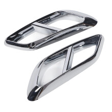 Rear Exhaust Muffler Tail Pipe Cover Trim for E‑Class W214 AMG‑Line 2023+ Silver