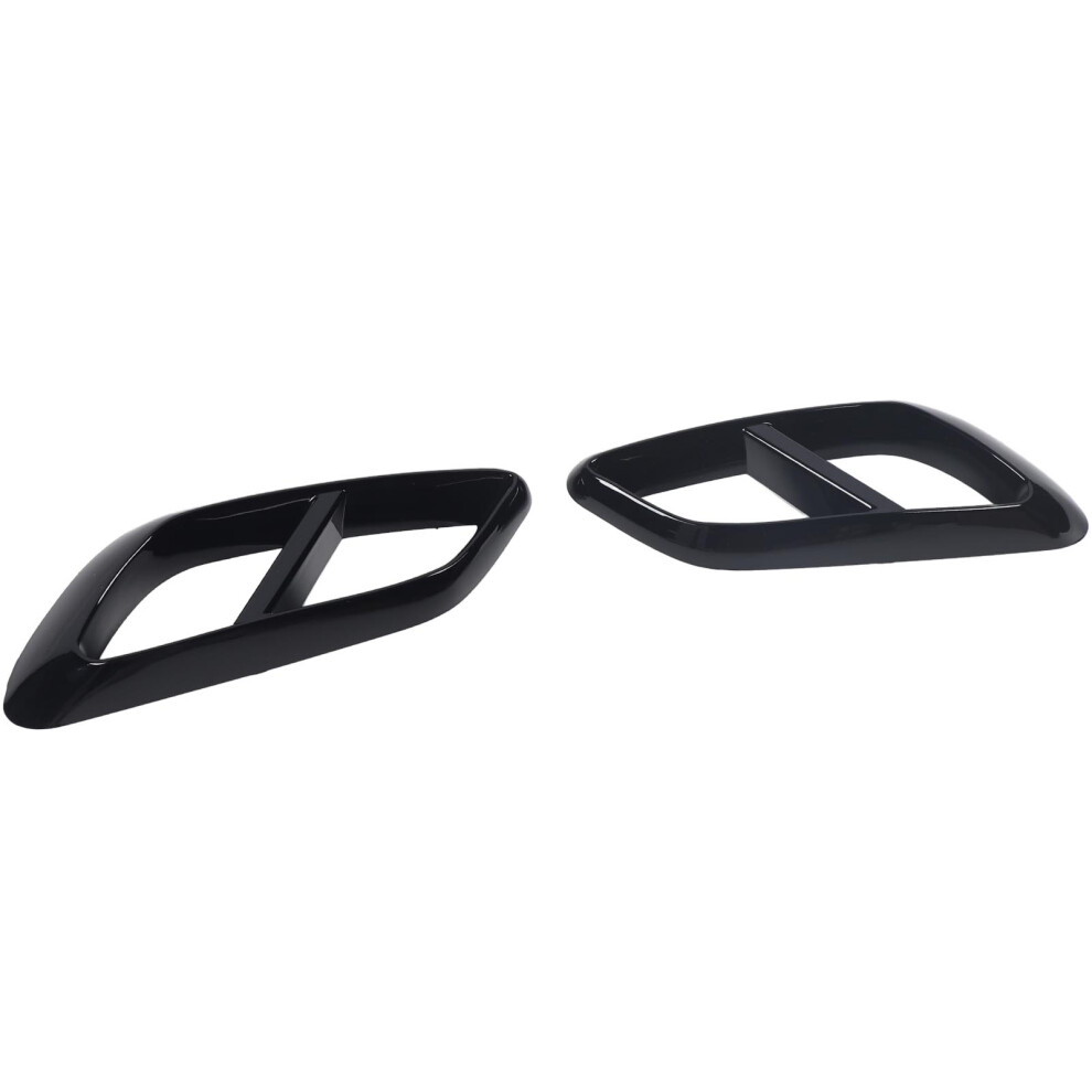 Rear Exhaust Muffler Tail Pipe Cover Trim For EâClass W214 AmgâLine 2023+ Glossy Black 7621386433683