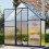 Birchtree BIRCHTREE 6X2FT Polycarbonate Greenhouse Dark Grey 9