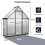 Birchtree BIRCHTREE 6X2FT Polycarbonate Greenhouse Dark Grey 10