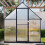 Birchtree BIRCHTREE 6X2FT Polycarbonate Greenhouse Dark Grey 12