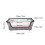 Open Front Wire Storage Bin for Freezers Stackable with Foldable Handle 15L 2