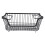Open Front Wire Storage Bin for Freezers Stackable with Foldable Handle 15L 3