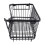 Open Front Wire Storage Bin for Freezers Stackable with Foldable Handle 15L 13