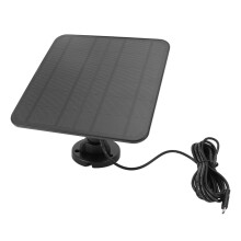 6V 5W Wasserdichtes Solar-Panel-Ladegerät für Kamera, 3m Kabel
