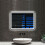 Bluetooth led bathroom mirror 60x80cm black 1