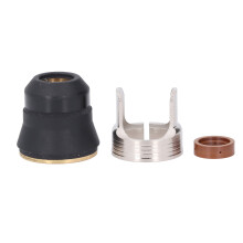 Shield Cap Stand Off Retaining Cap Swirl Ring Set Plasma Standoff Guide Compatible With Harbor Freight Titanium Plasma Cutter Kit For PT40IPT40