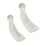 Thickened Silicone Cow Horn Protector with Clamps, 21x8cm 2