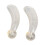 Thickened Silicone Cow Horn Protector with Clamps, 21x8cm 9