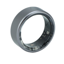 Lightweight Black Smart Ring 19.9mm Aluminum Fitness Tracker Waterproof