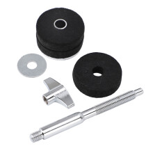 Empileur de cymbales en alliage d'aluminium feutre argenté batterie argentée