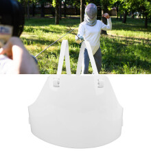 Lightweight PVC Fencing Chest Guard for Men, Breathable, Adjustable, XS
