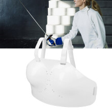 PVC Fencing Sport Chest Guard Women's Breast Protector Adjustable Strap L