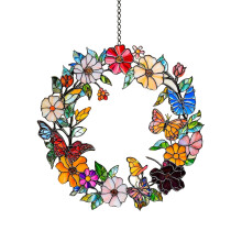 Birds Sunflowers Sun Catcher for Window Decors-20cm type 3