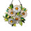 Acryl-Fensterbehänge, Vögel, Sonnenblumen,-20cm Typ 7 1