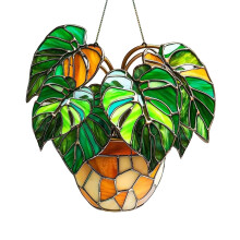 Fenêtre acrylique suspendue, attrape-soleil lune-20cm type 8