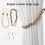Curtain Tiebacks,Curtain Tie Backs for Curtains Drape Tieback-A 3