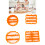 4Pcs Funny Cookie Cutters Set Plastic Moulds for Baking, Home DIY 5