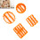 4Pcs Funny Cookie Cutters Set Plastic Moulds for Baking, Home DIY 6