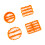 4Pcs Funny Cookie Cutters Set Plastic Moulds for Baking, Home DIY 1