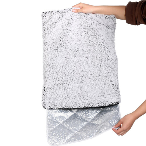 Pet Auto Heating Mat with Removable Inner NonSlip-60X90 brown 2