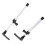 RV Caravan Window Support Struts 335mm Aluminum Adjustable Rod for Camper 9