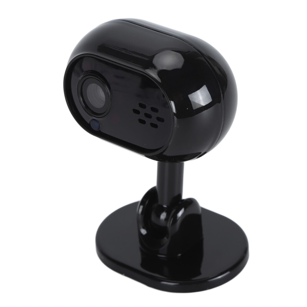 1080P Wifi Indoor Security Camera With Night Vision, 360 Rotation, App Control, Black 8411385673161