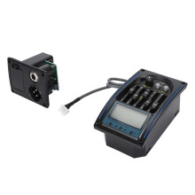 AkustischeGitarre 5-Band EQ Equalizer Vorverstärker mit Tuner & Piezo Tonabnehmer
